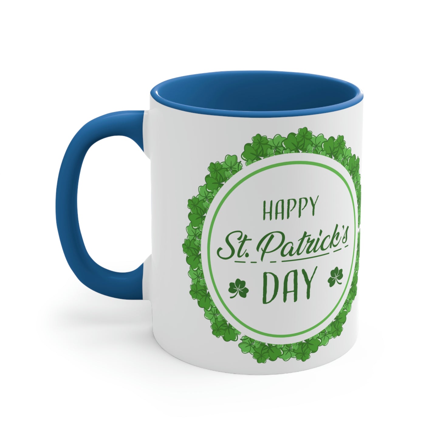 Happy St Patrick's Day Accent Coffee Mug, 11oz