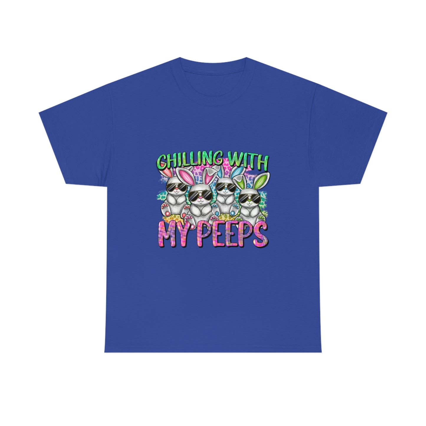 Chillin With My Peeps Unisex Heavy Cotton Tee