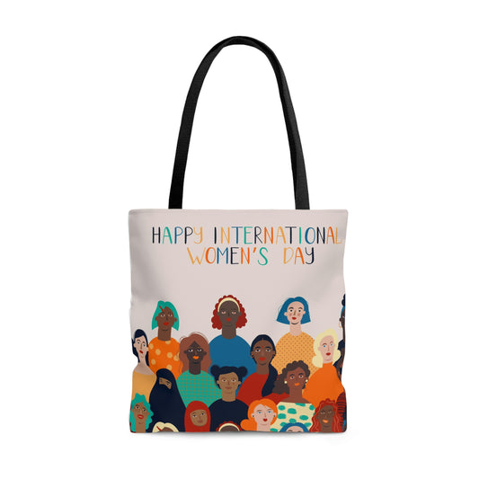 Happy International Women's Day AOP Tote Bag