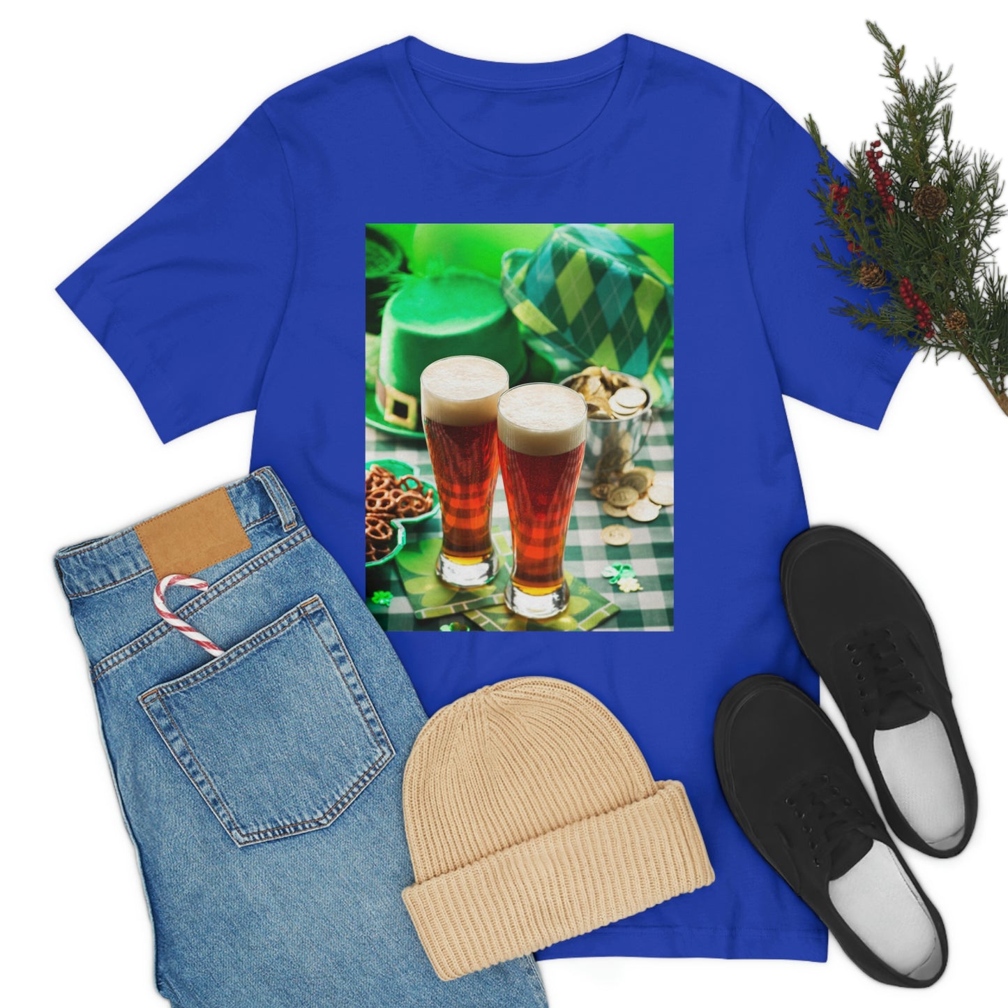St Patrick's Black Unisex Jersey Short Sleeve Tee