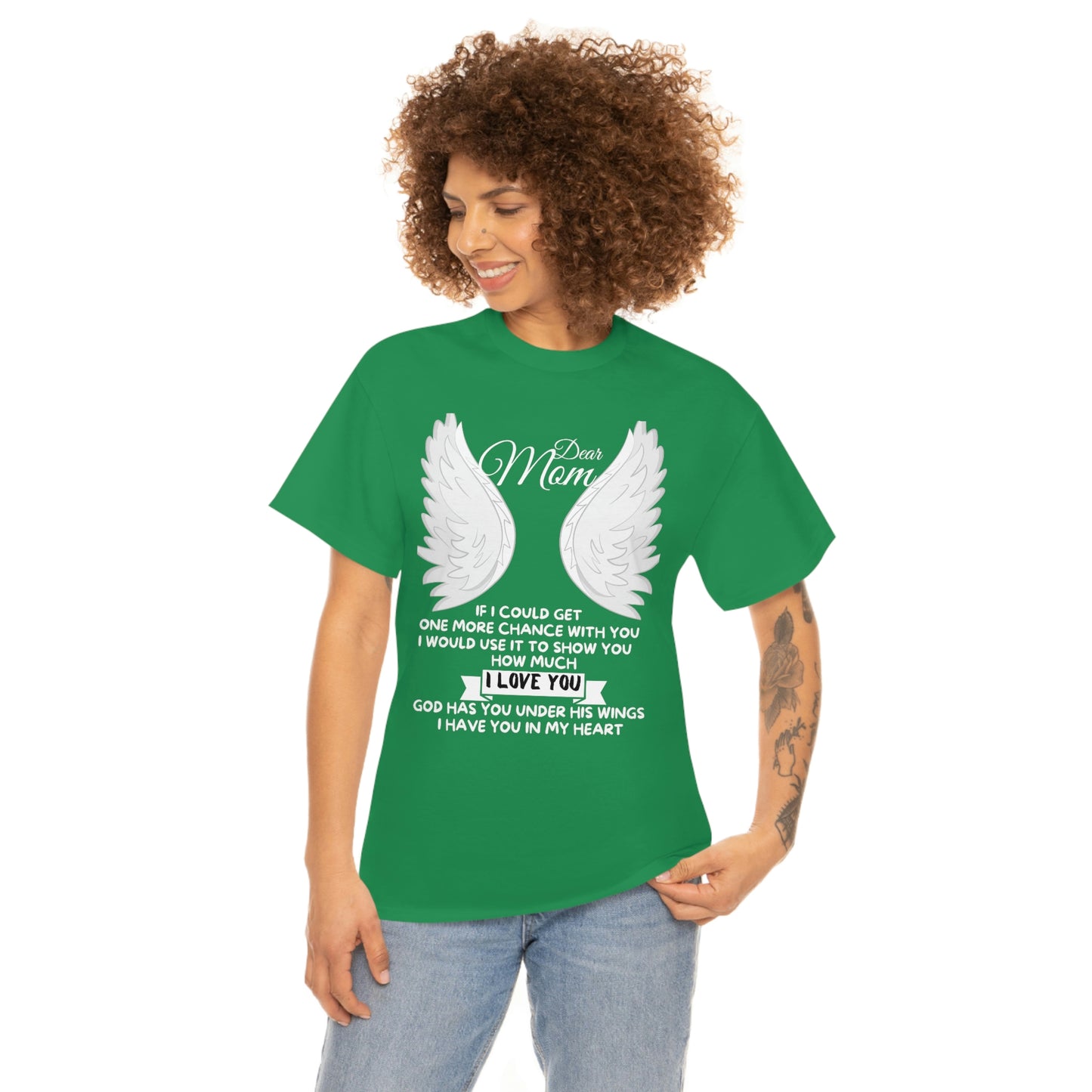 Dear Mom If I Could Get One More Chance Unisex Heavy Cotton Tee