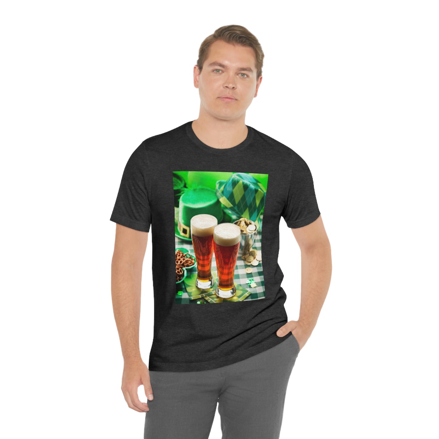 St Patrick's Black Unisex Jersey Short Sleeve Tee