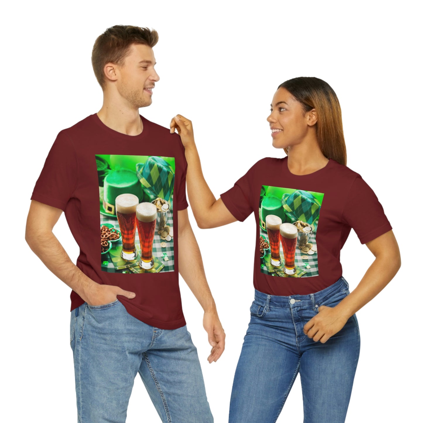St Patrick's Black Unisex Jersey Short Sleeve Tee