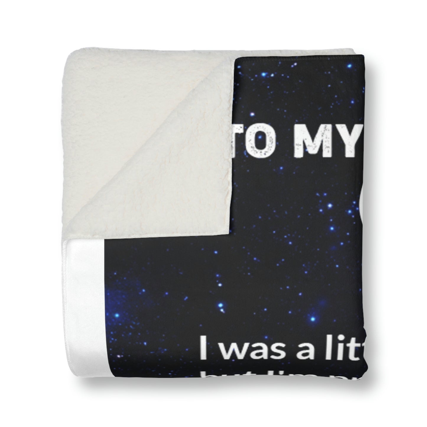 To My Wife Personalized Sherpa Blanket