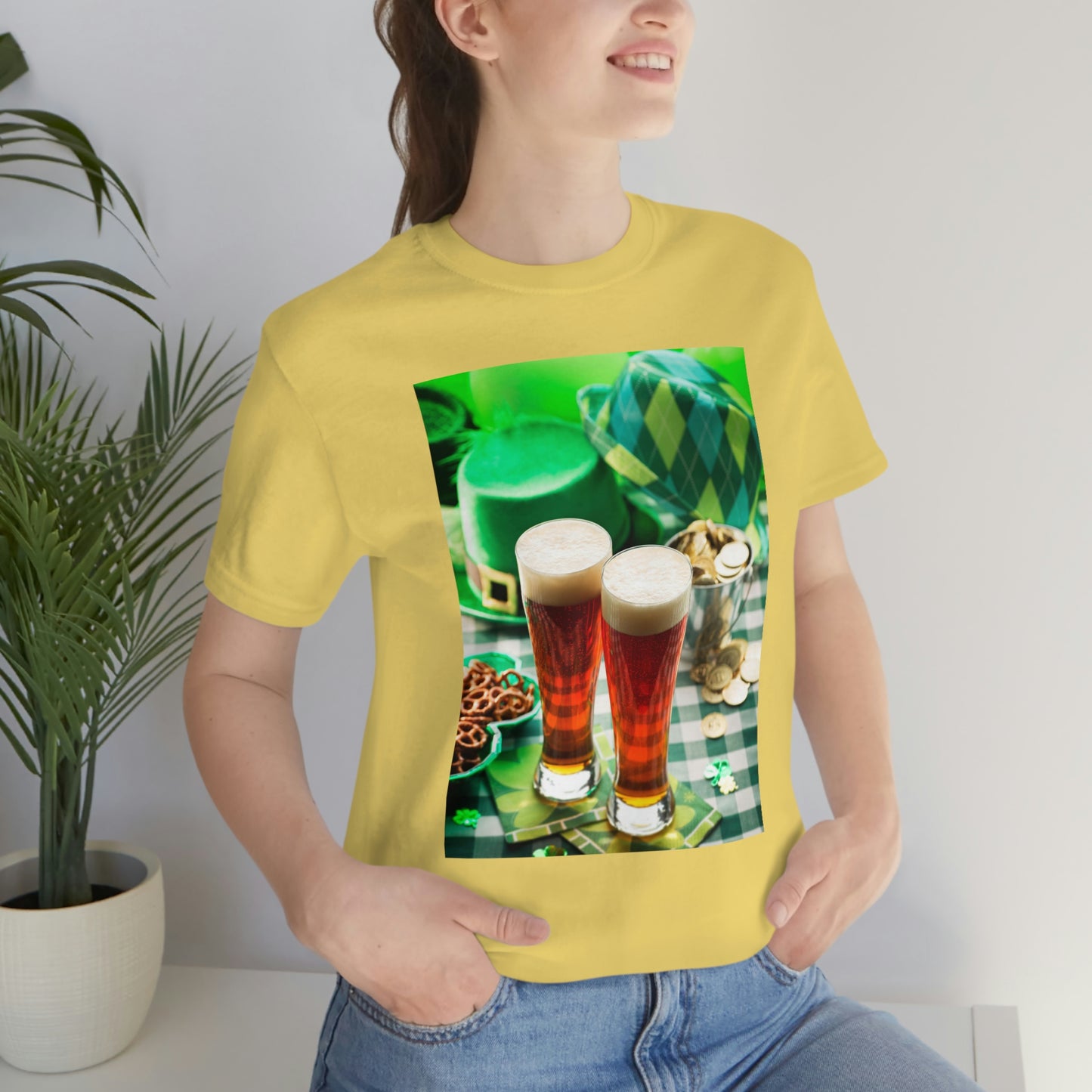St Patrick's Black Unisex Jersey Short Sleeve Tee