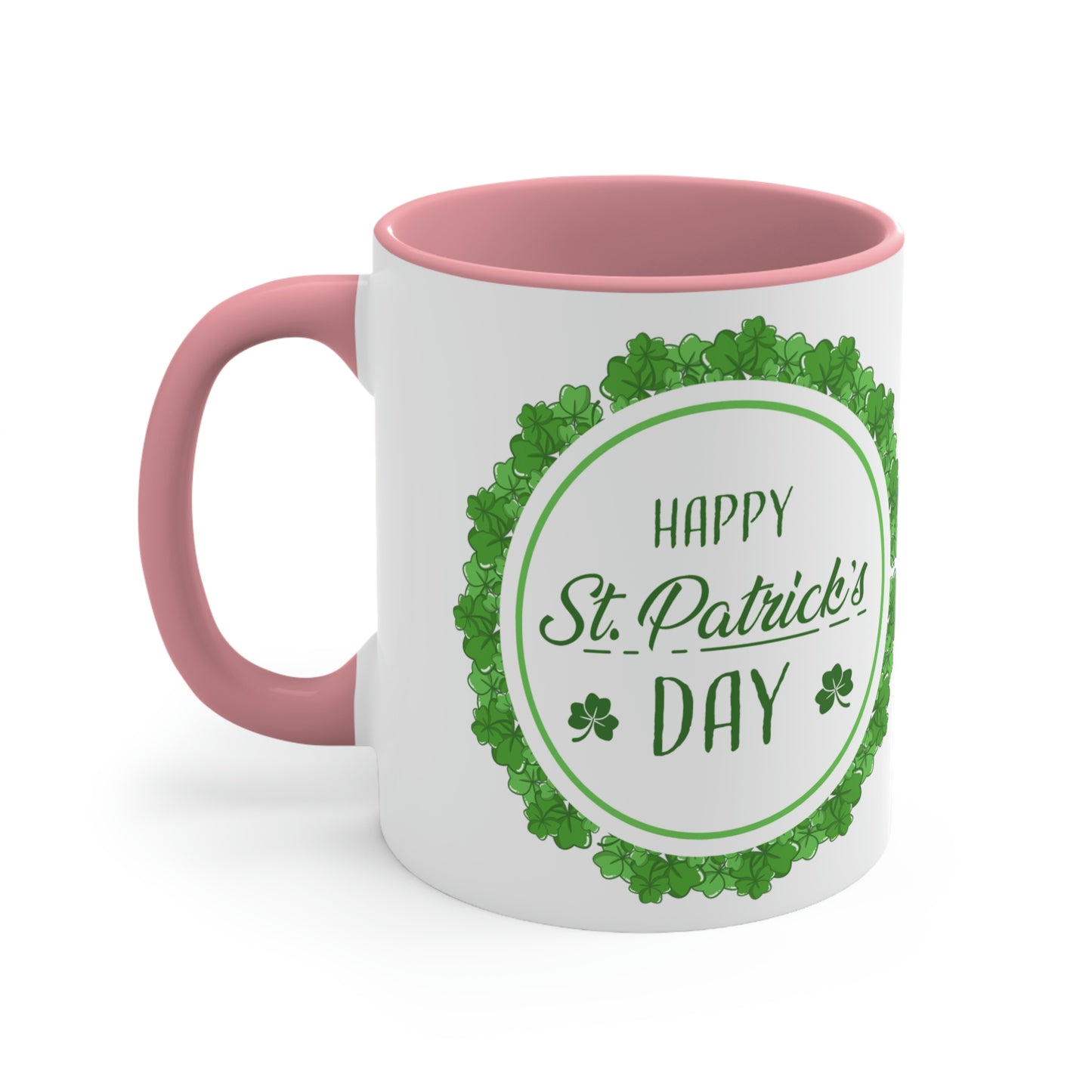 Happy St Patrick's Day Accent Coffee Mug, 11oz