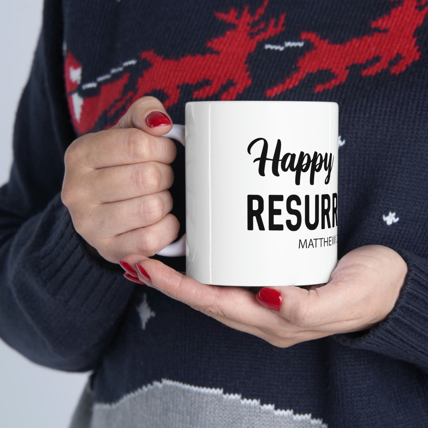 Happy Resurrection Day Ceramic Mug 11oz
