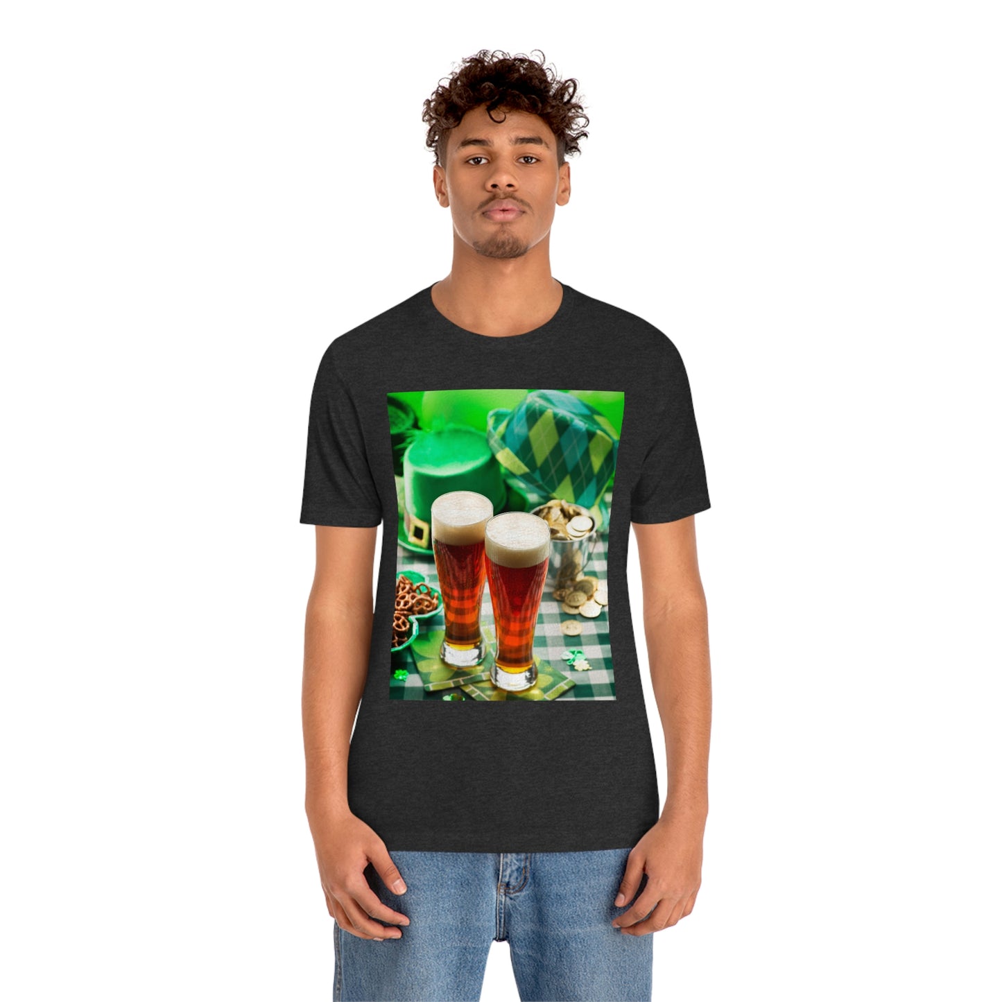 St Patrick's Black Unisex Jersey Short Sleeve Tee