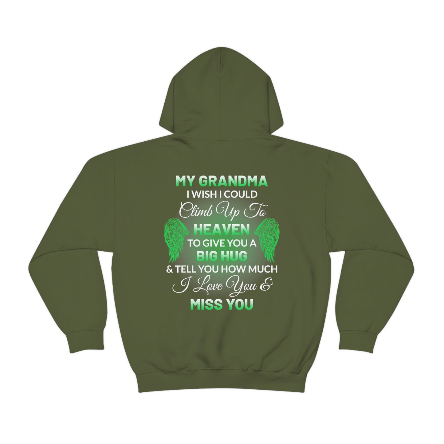 My Grandma I Miss You Unisex Heavy Blend™ Hooded Sweatshirt