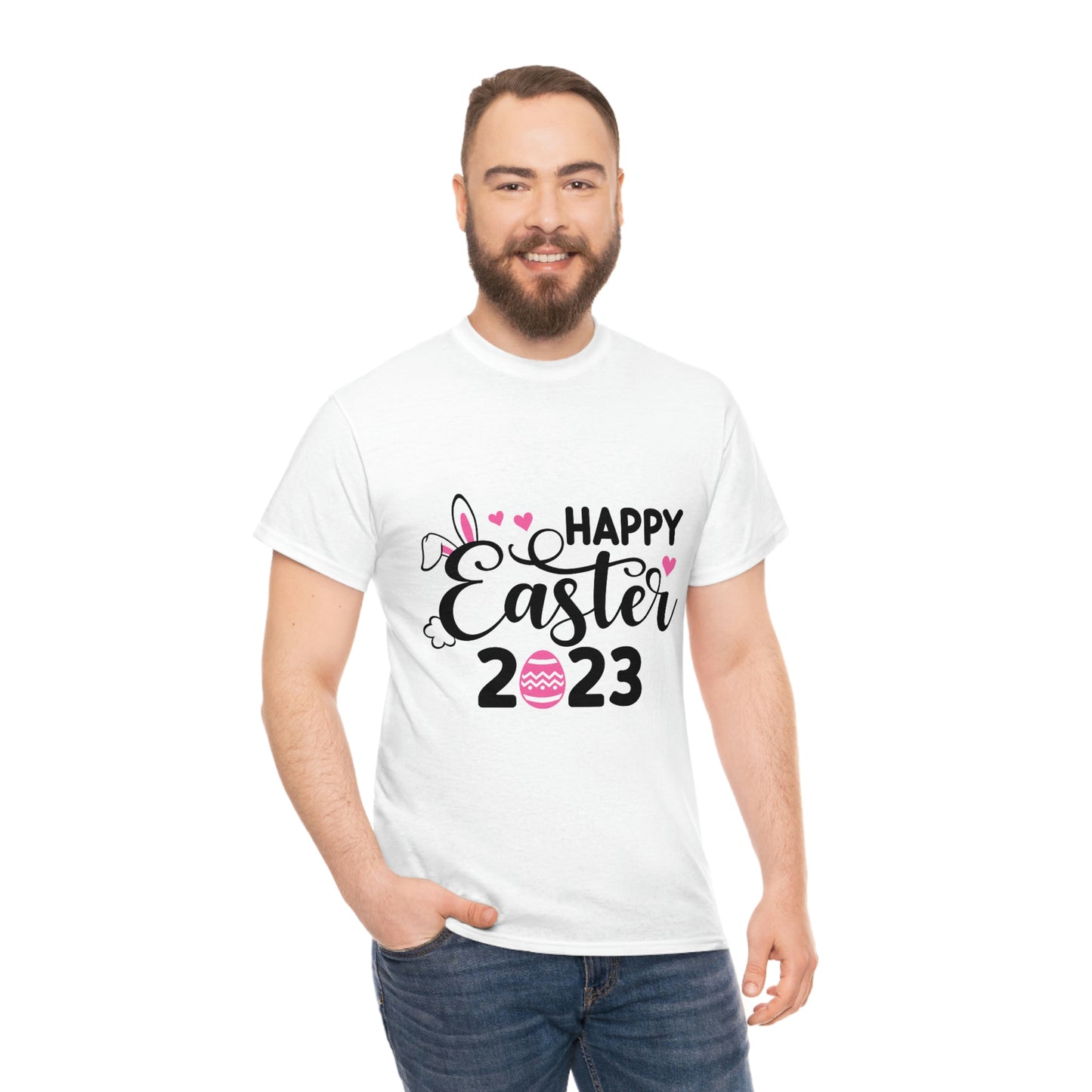 Happy Easter 2023 Unisex Heavy Cotton Tee