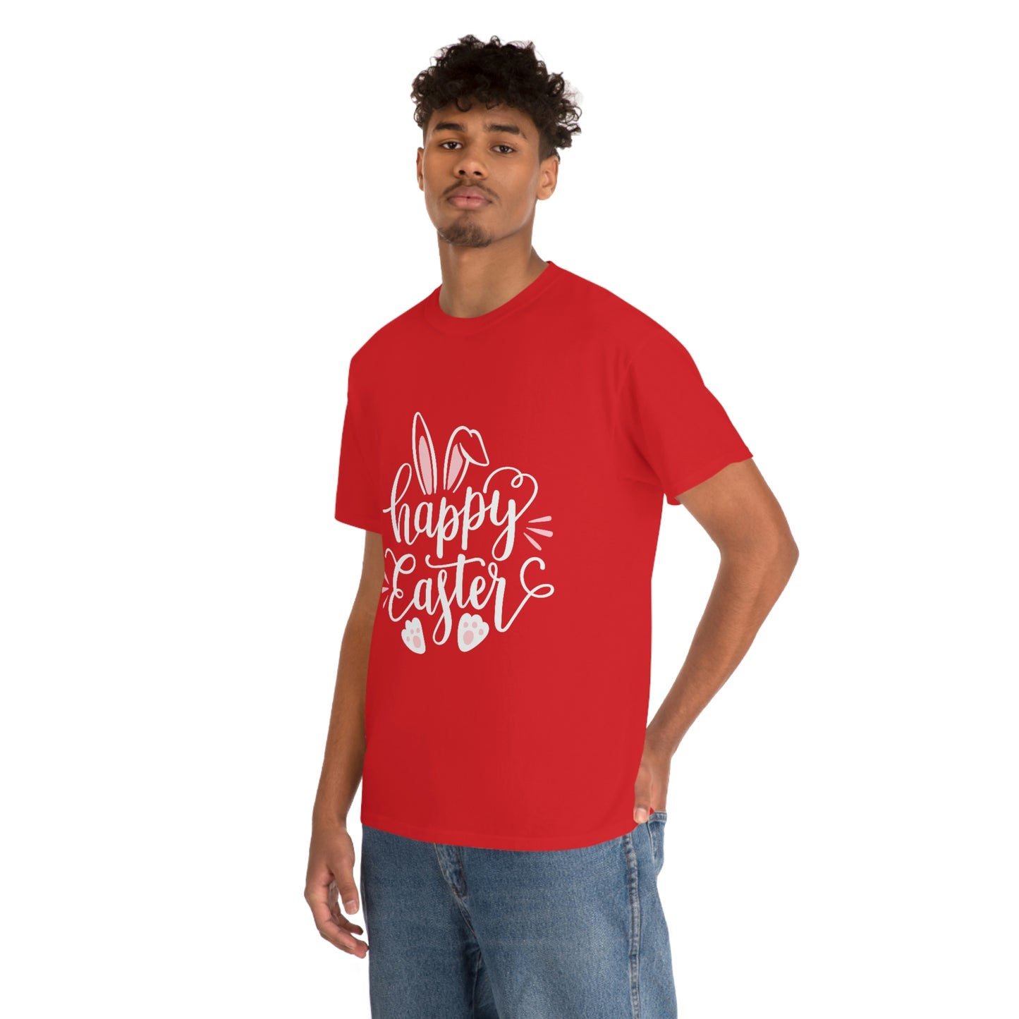 Happy Easter Bunny Unisex Heavy Cotton Tee