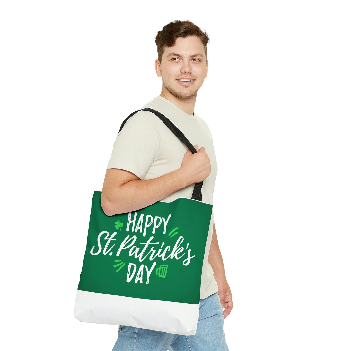 Happy St Patrick's Day AOP Tote Bag