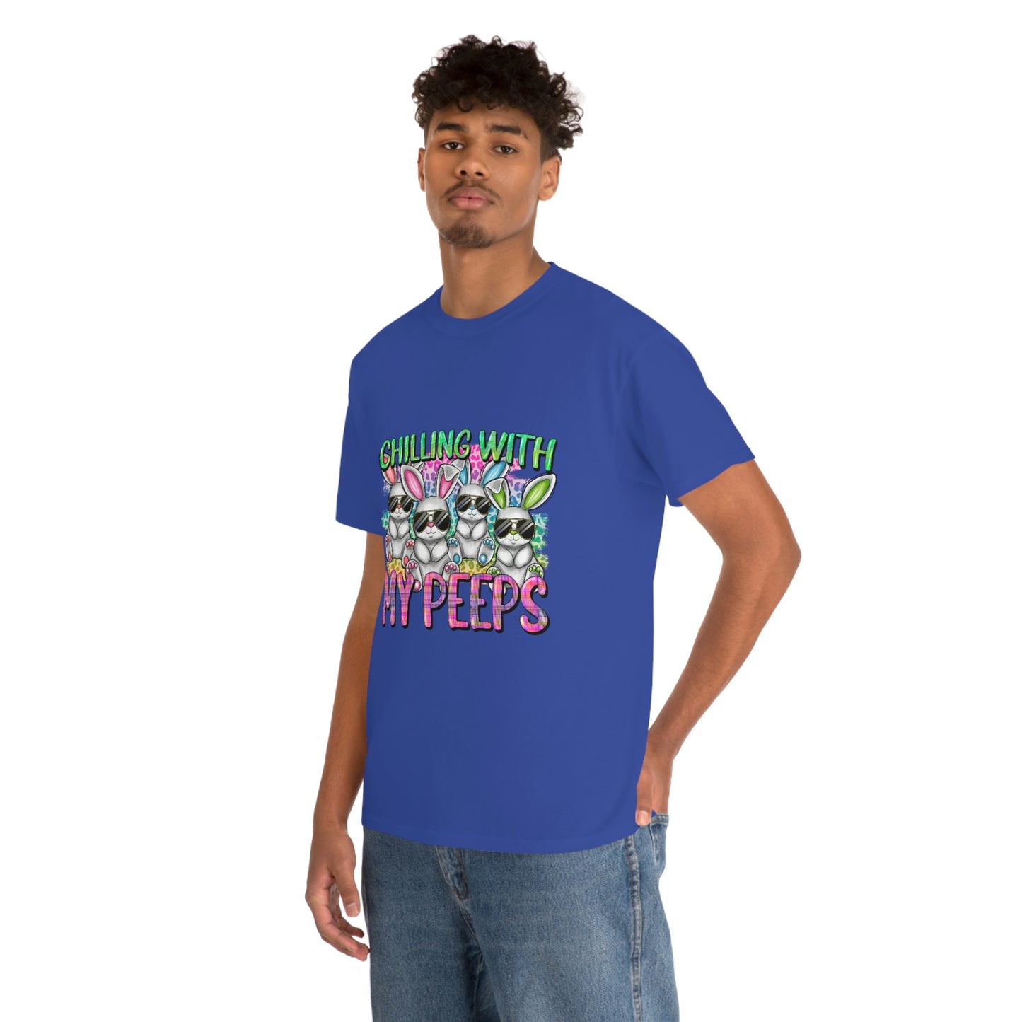 Chillin With My Peeps Unisex Heavy Cotton Tee