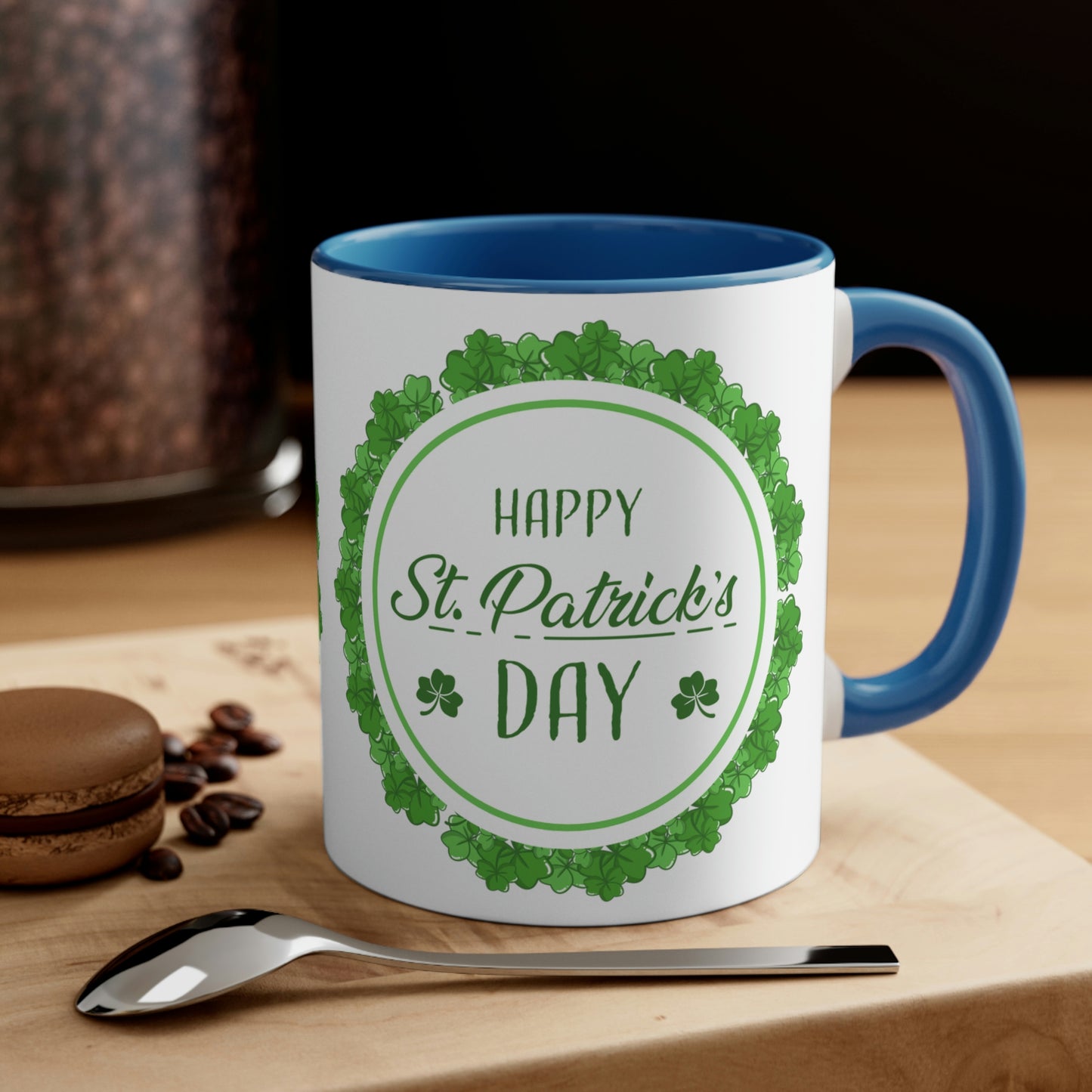 Happy St Patrick's Day Accent Coffee Mug, 11oz