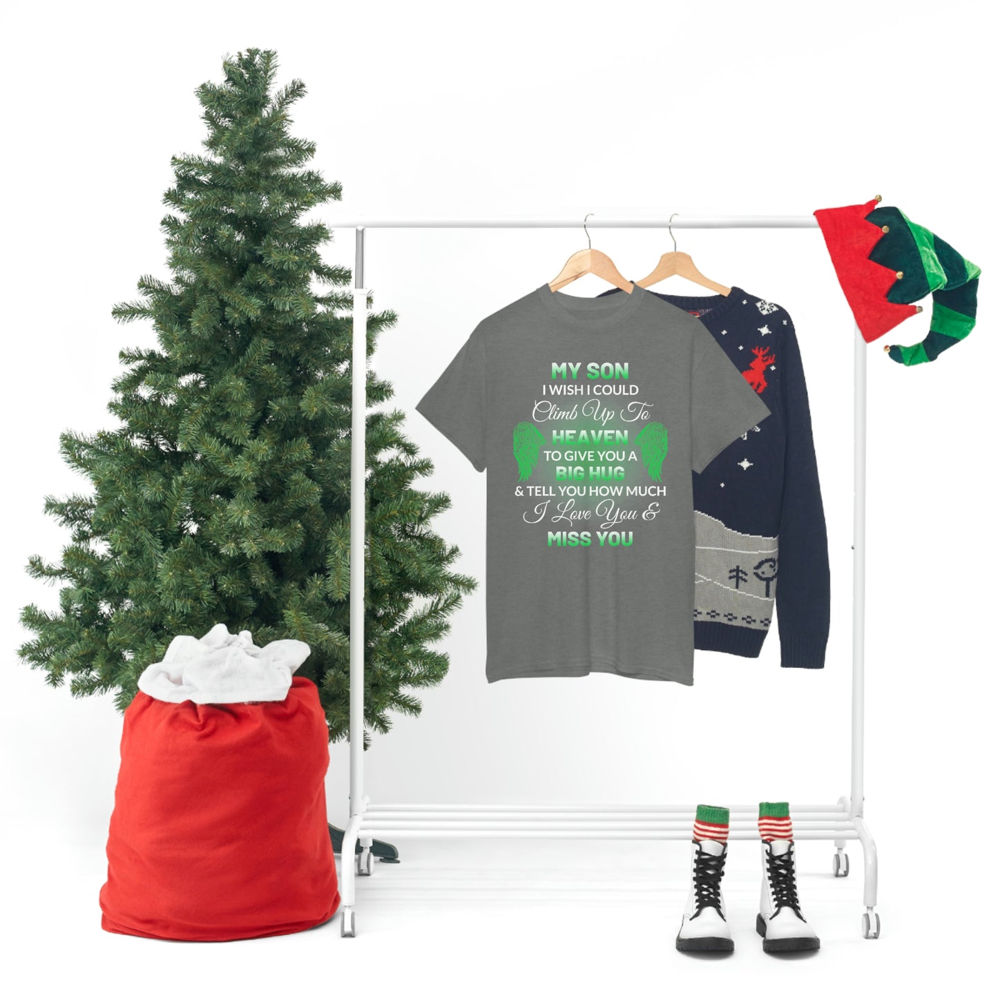 My Son I Miss You Unisex Heavy Cotton Tee