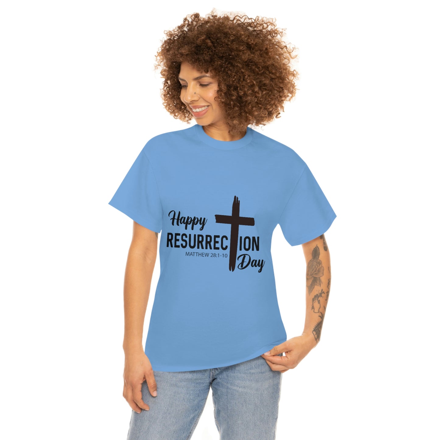 Happy Resurrection Day Unisex Heavy Cotton Tee