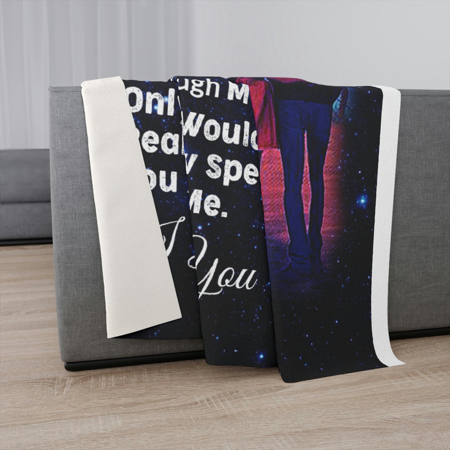To My Soulmate Personalized Sherpa Blanket