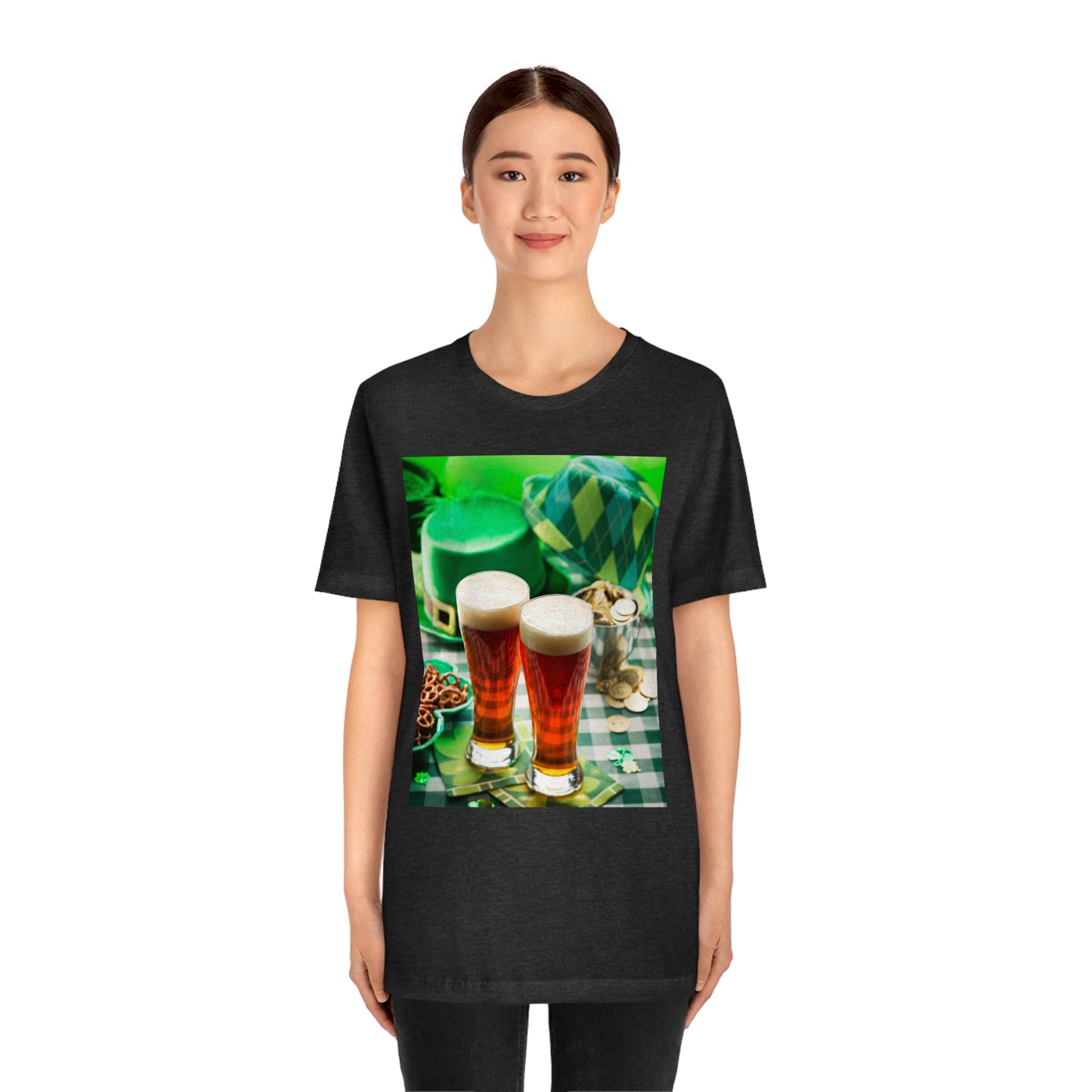 St Patrick's Black Unisex Jersey Short Sleeve Tee