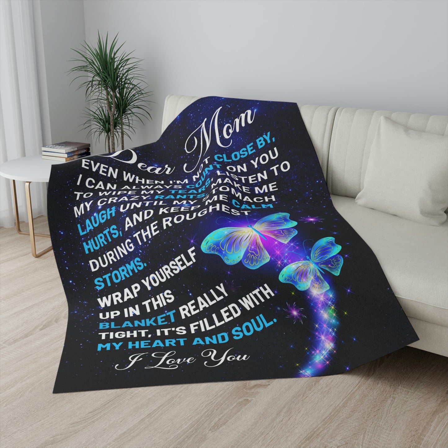 The Perfect Mother's Day Personalized Sherpa Blanket
