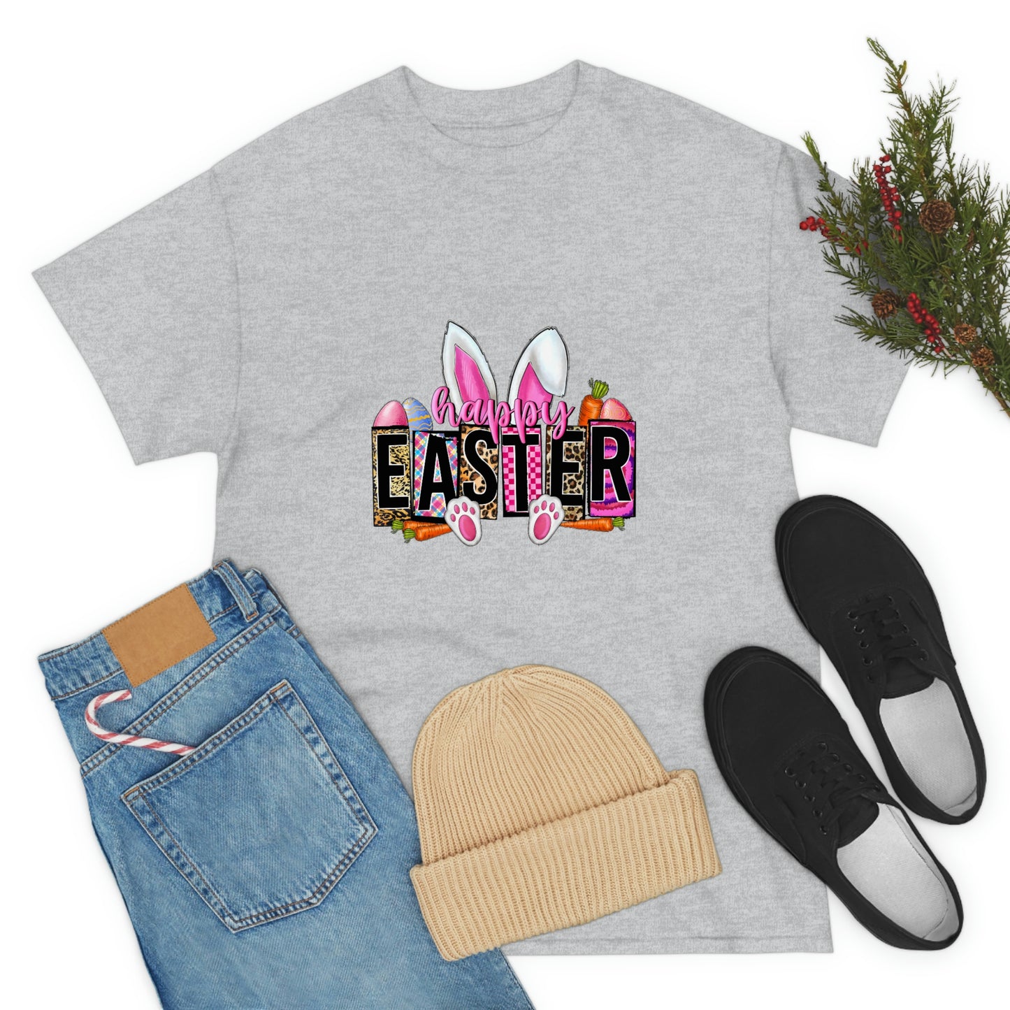 Easter Bunny Unisex Heavy Cotton Tee