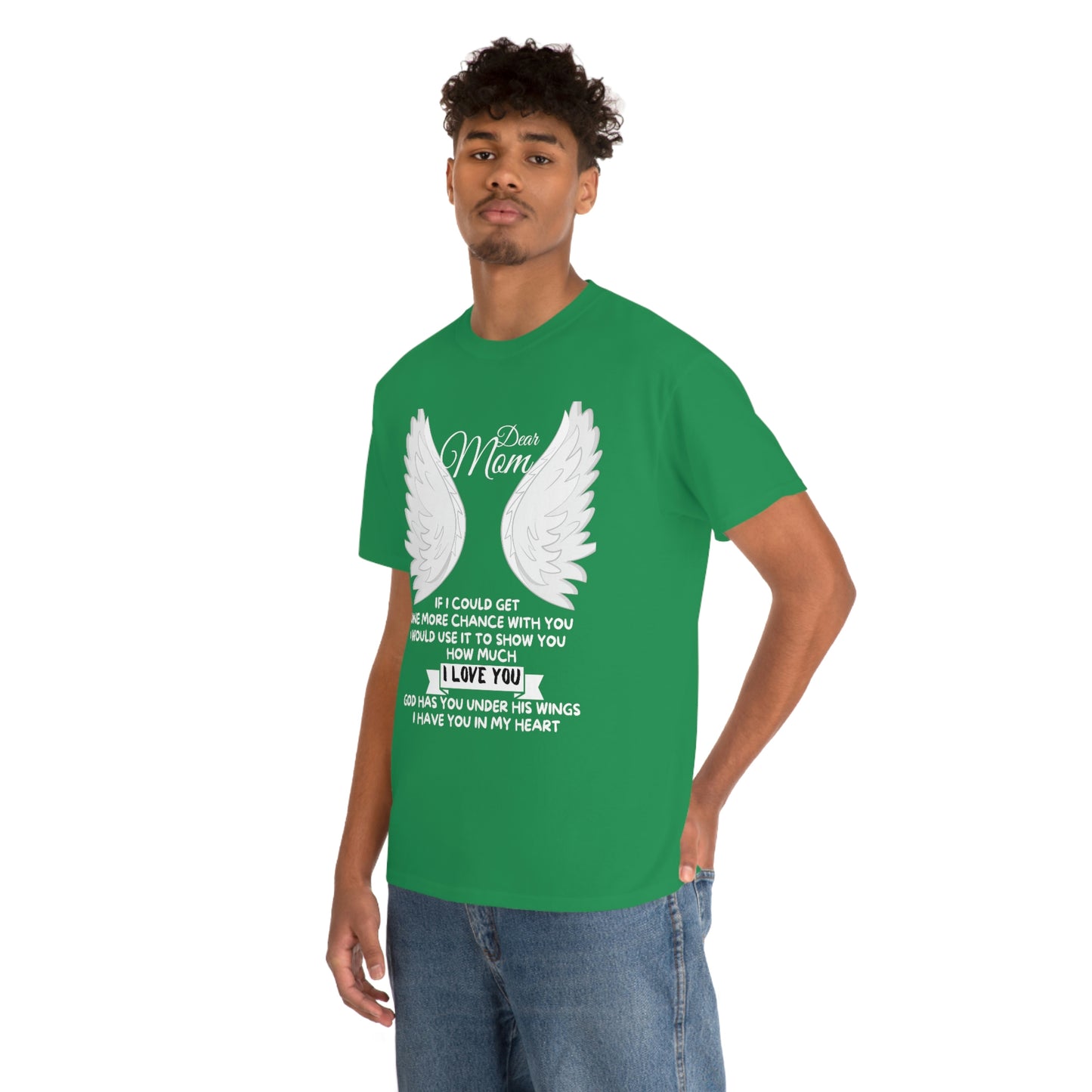 Dear Mom If I Could Get One More Chance Unisex Heavy Cotton Tee