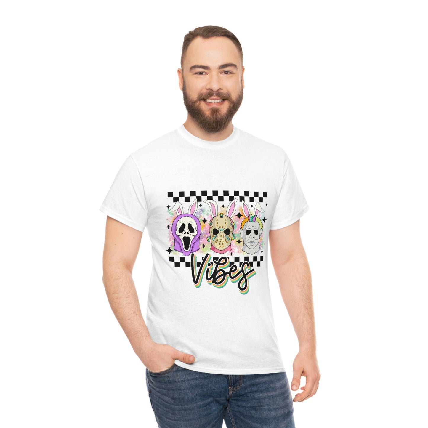 Horror Easter Vibes Unisex Heavy Cotton Tee