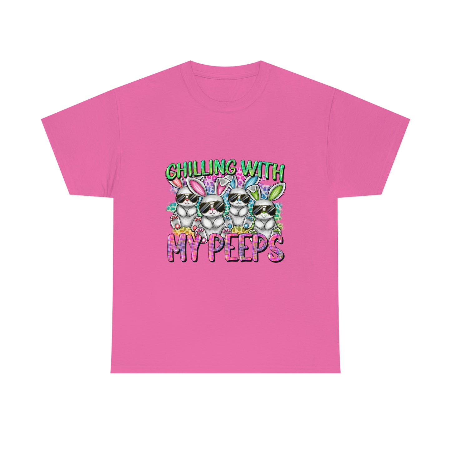 Chillin With My Peeps Unisex Heavy Cotton Tee