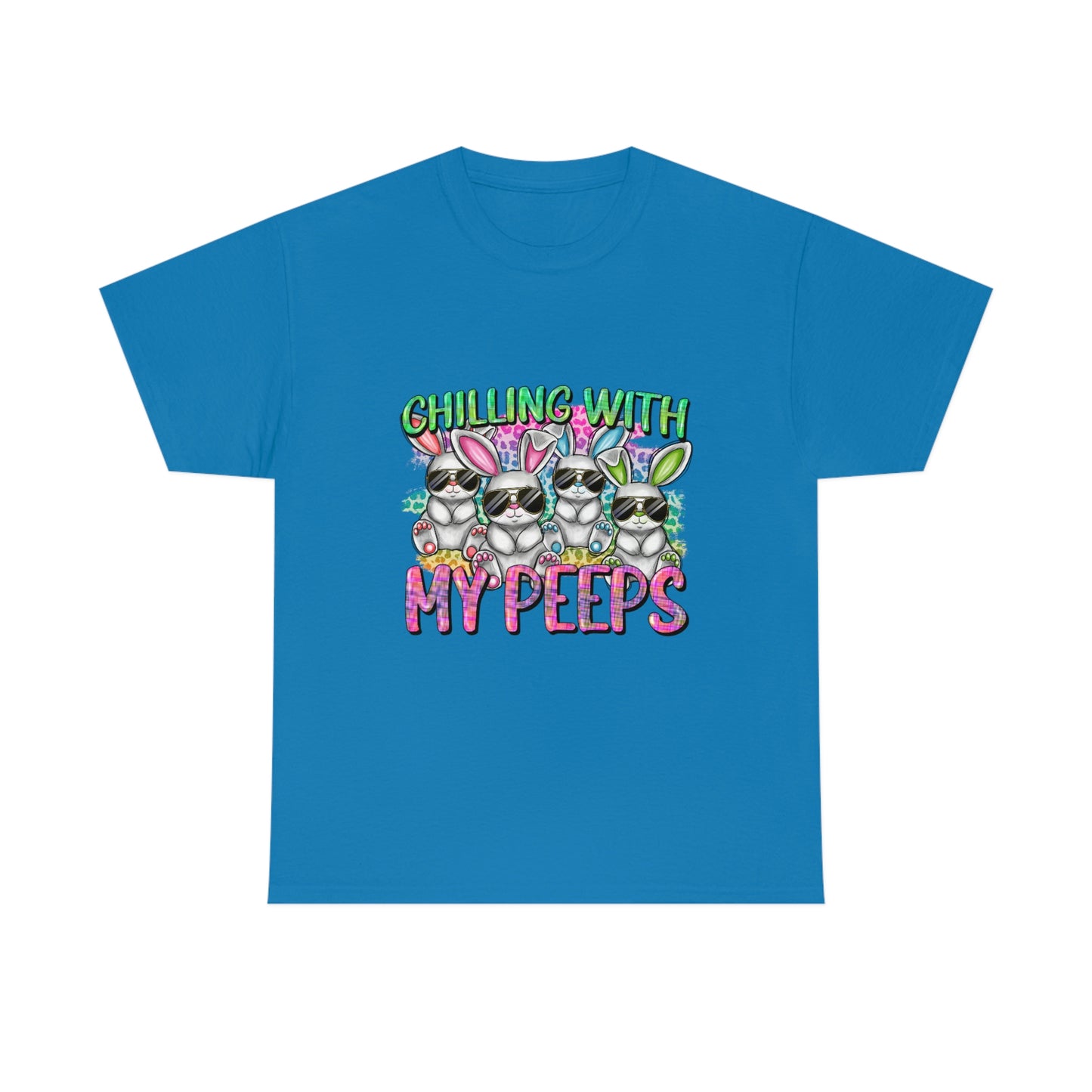 Chillin With My Peeps Unisex Heavy Cotton Tee