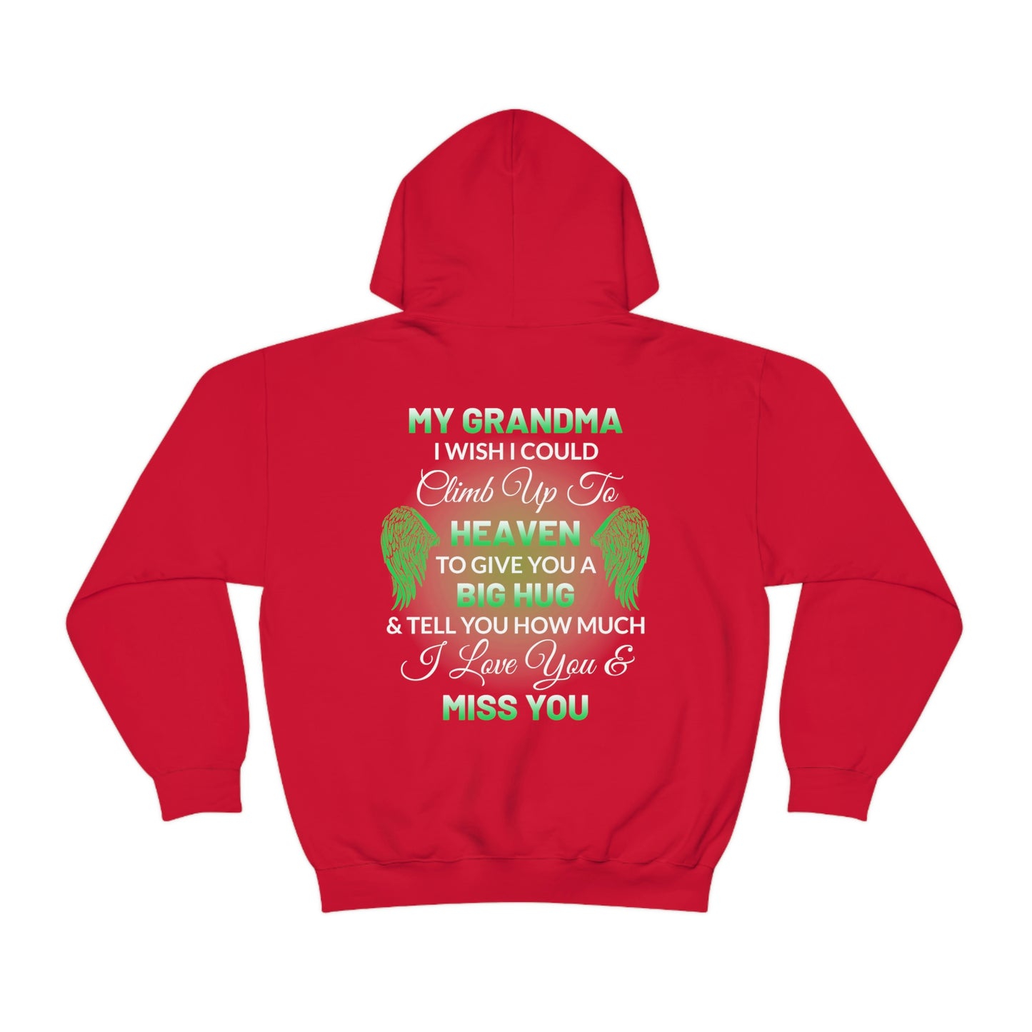 My Grandma I Miss You Unisex Heavy Blend™ Hooded Sweatshirt
