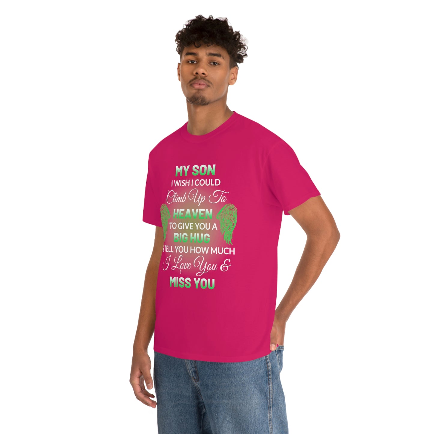 My Son I Miss You Unisex Heavy Cotton Tee