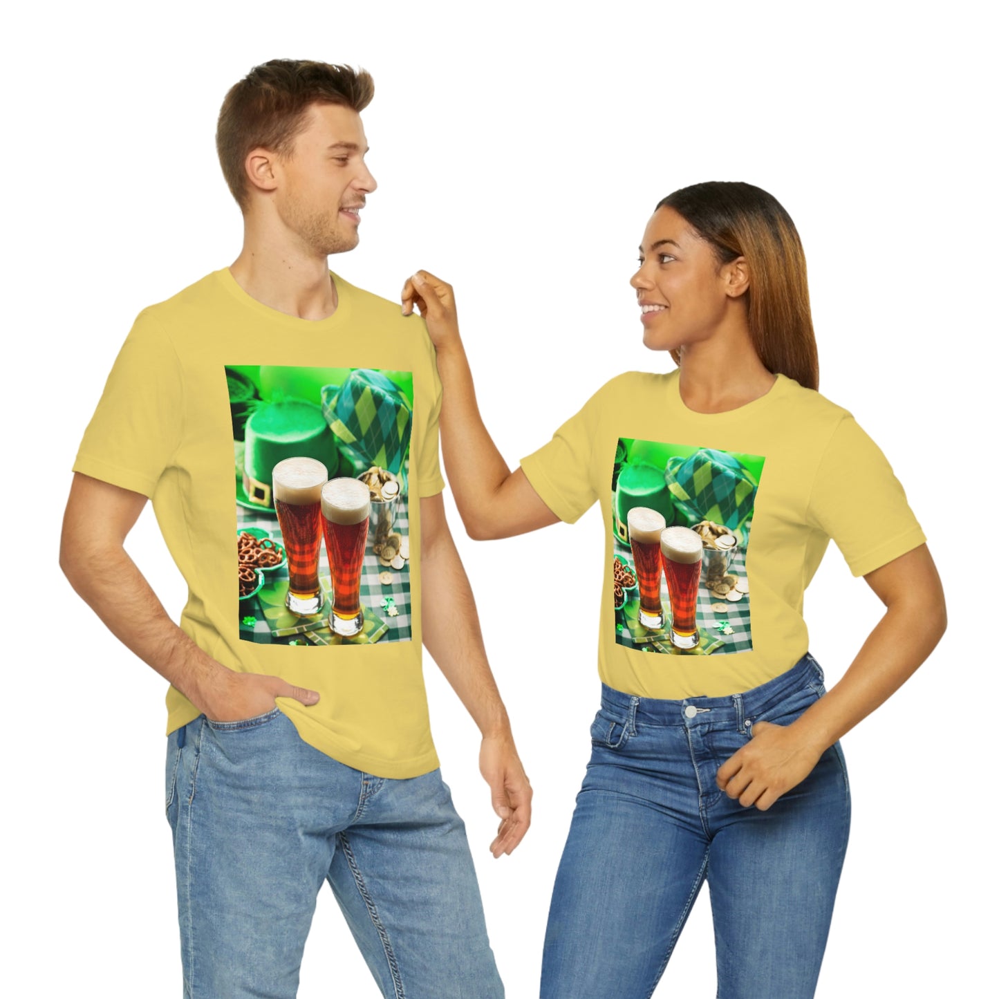 St Patrick's Black Unisex Jersey Short Sleeve Tee