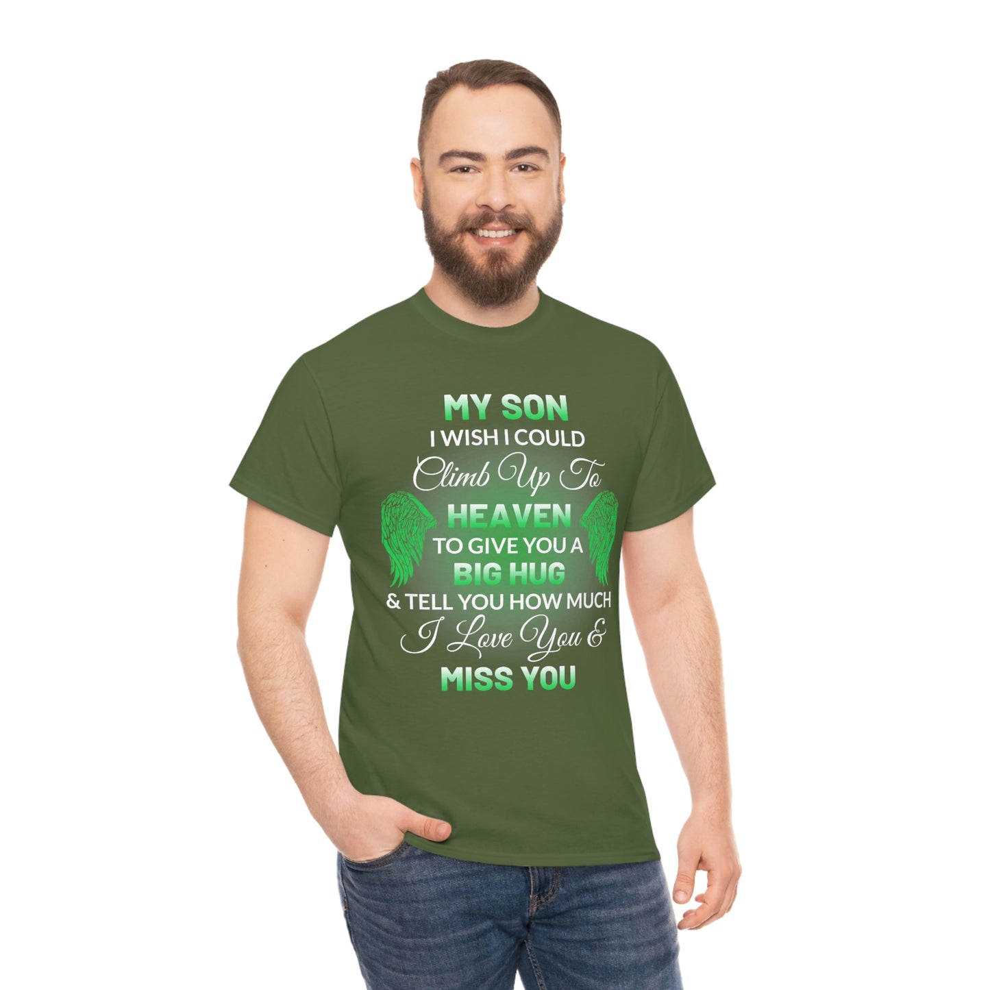 My Son I Miss You Unisex Heavy Cotton Tee