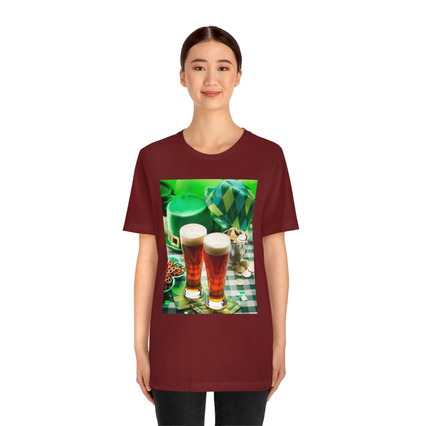 St Patrick's Black Unisex Jersey Short Sleeve Tee