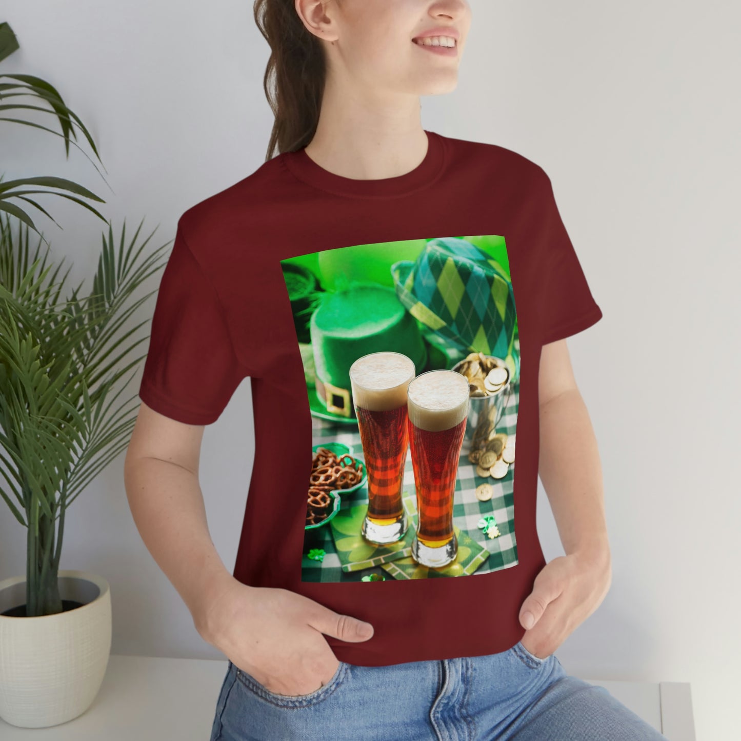 St Patrick's Black Unisex Jersey Short Sleeve Tee