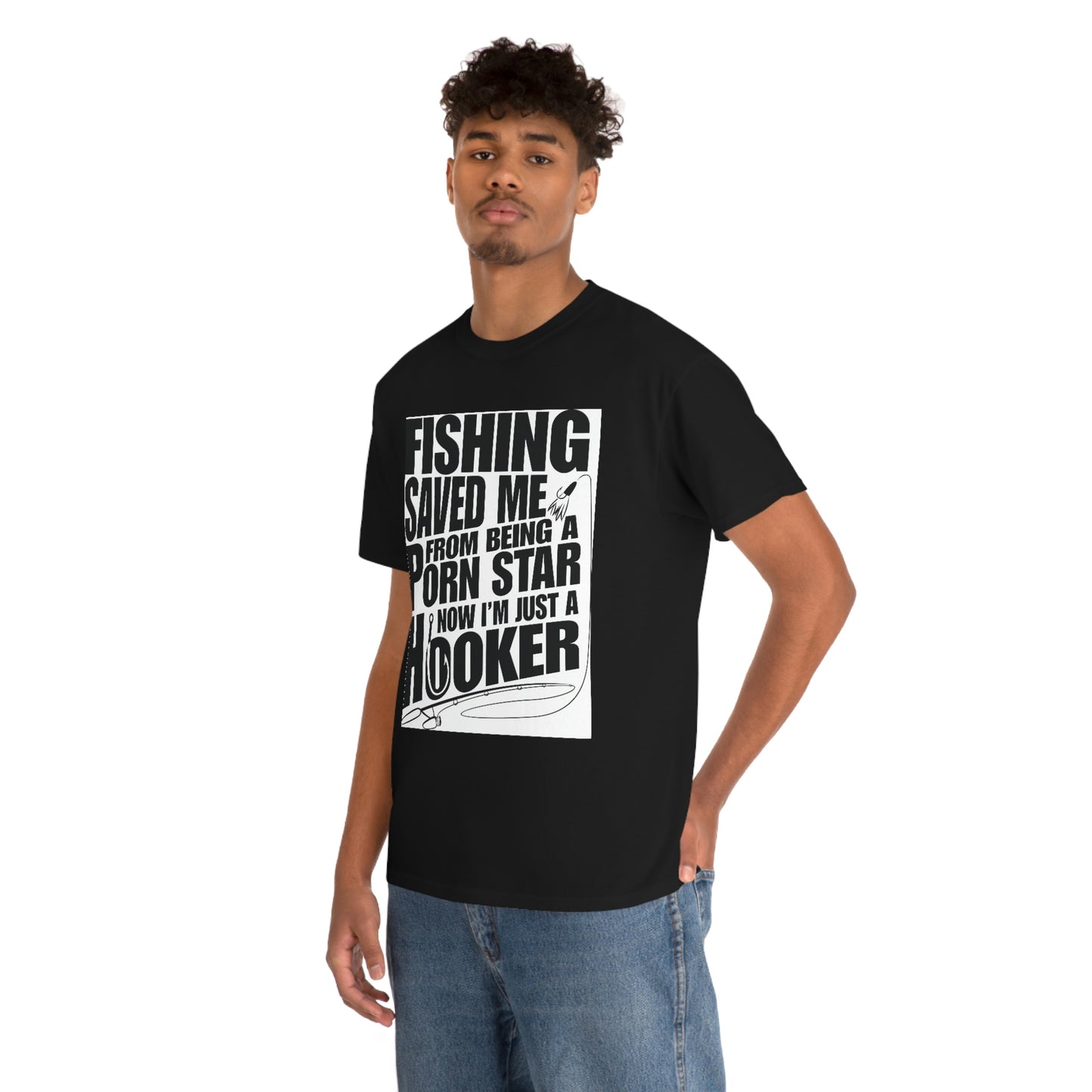 Fishing Save Me Unisex Heavy Cotton Tee
