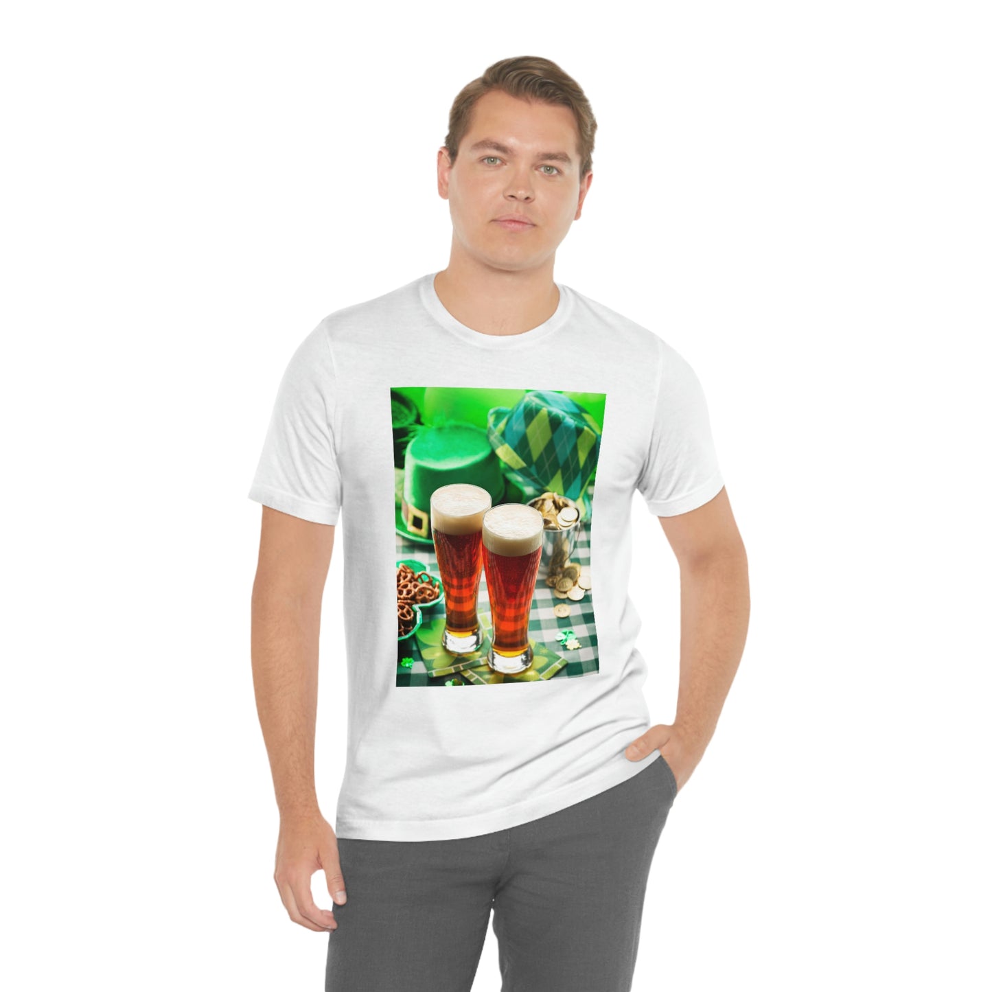 St Patrick's Black Unisex Jersey Short Sleeve Tee