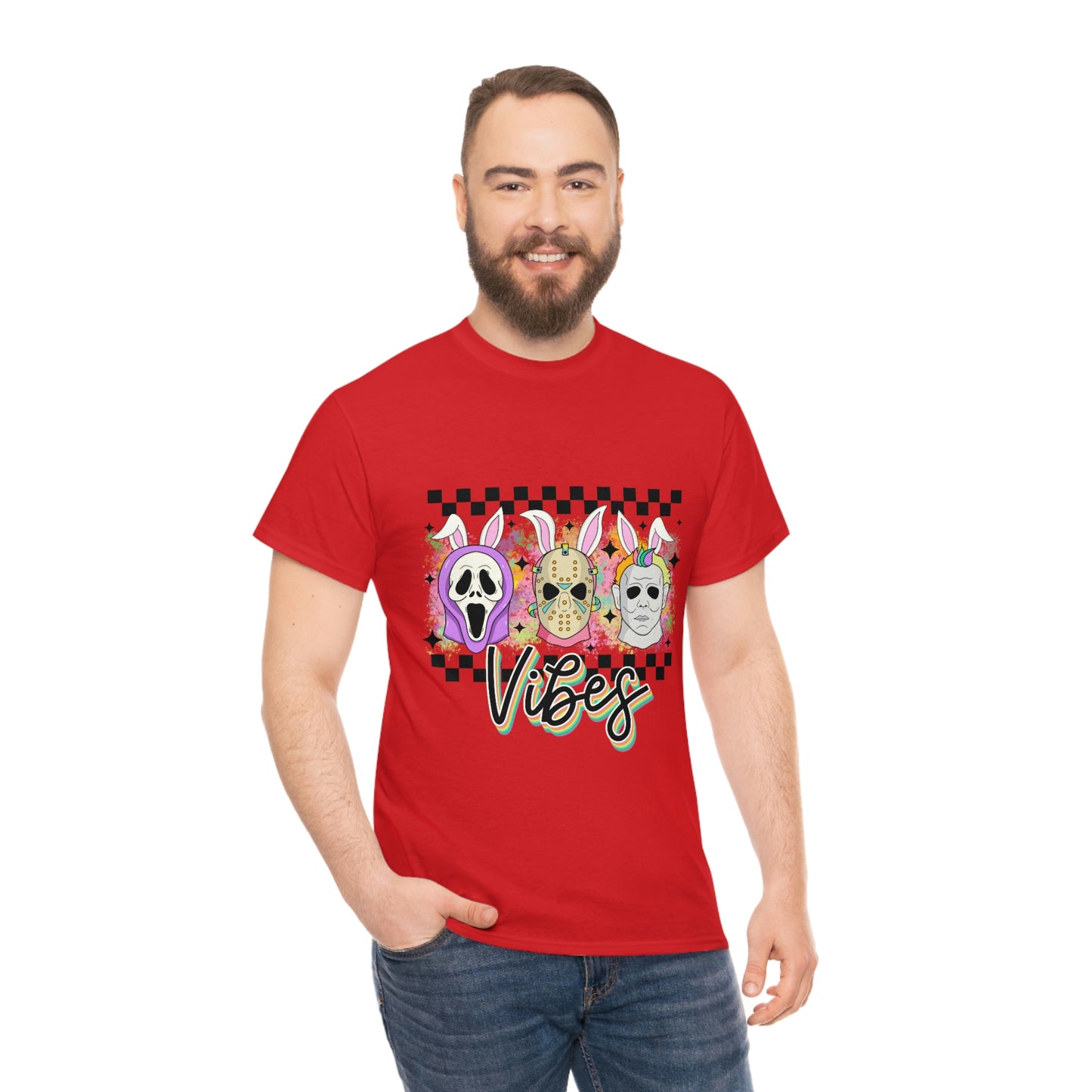 Horror Easter Vibes Unisex Heavy Cotton Tee