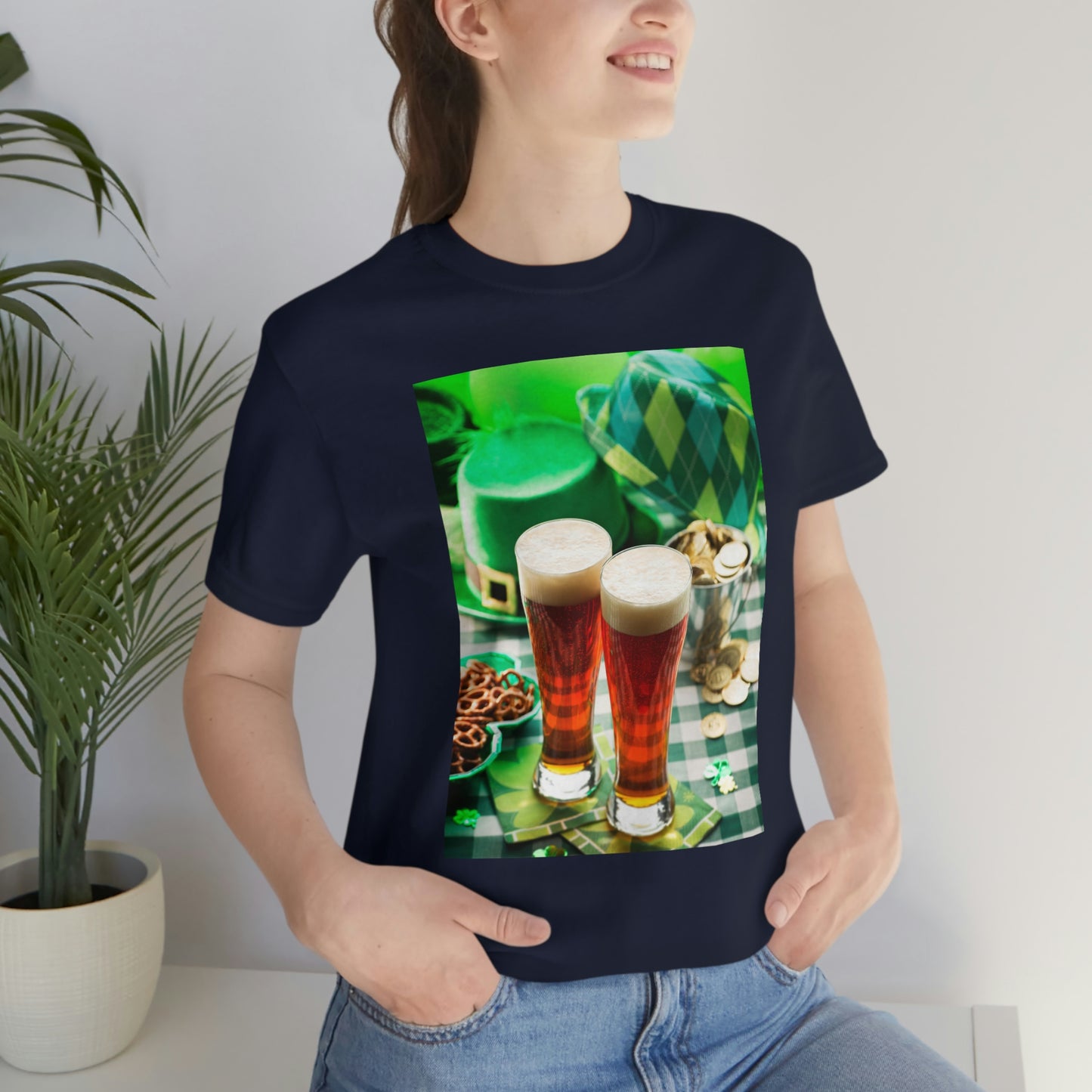 St Patrick's Black Unisex Jersey Short Sleeve Tee